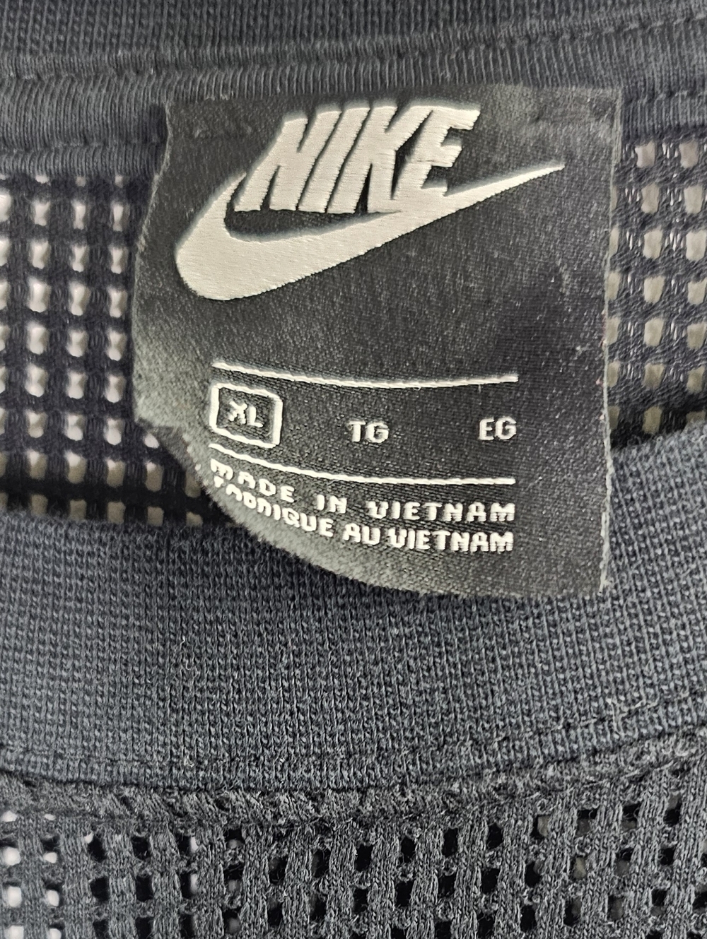 Nike Mesh Cotton Black Shirt Dress XL - Picture 5 of 6